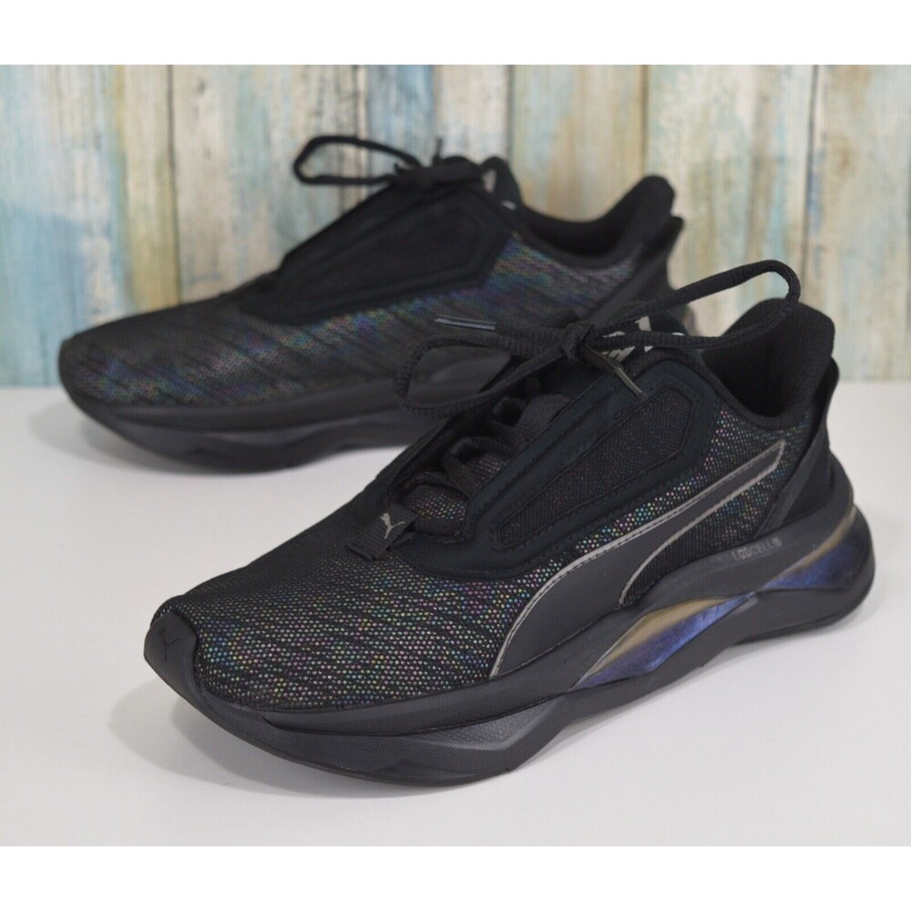 Puma LQDCELL Shatter XT Luster Low Women's Size 6 Black Metallic Oil 192681-01